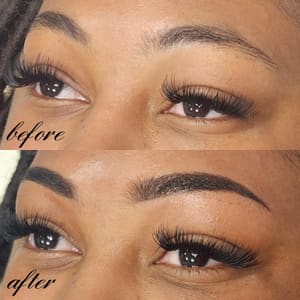Eyebrow Tattoo result by The Ink'd Vixen in Berlin, NJ