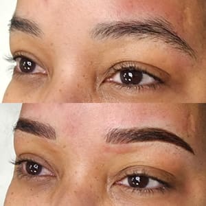 Eyebrow Tattoo result by The Ink'd Vixen in Berlin, NJ