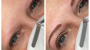 Eyebrow Tattoo result by The Koa Studio in Towson, MD