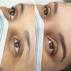 Eyebrow Tattoo result by The Koa Studio in Towson, MD