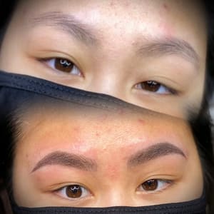 Eyebrow Tattoo result by The LAB - Spa & Academy in Saugus, MA