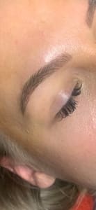 Eyebrow Tattoo result by The Lash and Brow Bar in Wellington, FL