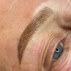 Eyebrow Tattoo result by the Lash And Brow Den LLC in Gypsum, CO