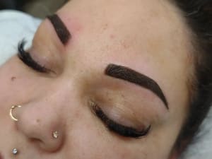 Eyebrow Tattoo result by The Lash & Brow Company in Rochester, NY