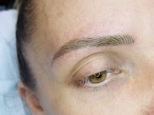 Eyebrow Tattoo result by The Lash & Brow Company in Rochester, NY