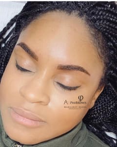 Eyebrow Tattoo result by The Lash Room in Keller, TX