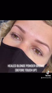 Eyebrow Tattoo result by The Leopard Lily Permanent Makeup Studio - Microblading Expert - Cape Coral in Cape Coral, FL