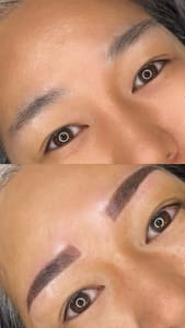Eyebrow Tattoo result by The Lexa Rose in San Francisco, CA