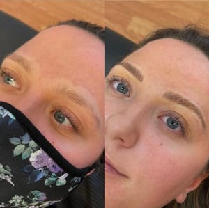 Eyebrow Tattoo result by The Loft in Lodi, CA