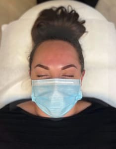 Eyebrow Tattoo result by The Microblading Beautique in Schererville, IN