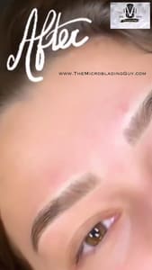 Eyebrow Tattoo result by The Microblading Guy - The Beauty Mark By Ronnie in Naples, FL
