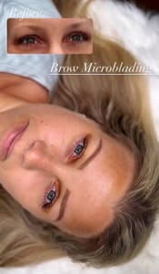 Eyebrow Tattoo result by The Modern Brow Co. by Alexa Brown in Chino, CA