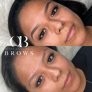 Eyebrow Tattoo result by The Official brows in Lake Park, FL