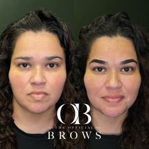 Eyebrow Tattoo result by The Official brows in Lake Park, FL