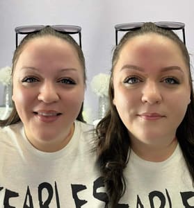 Eyebrow Tattoo result by The Ombré Studio in Plano, TX