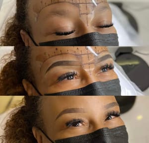 Eyebrow Tattoo result by The Ombré Studio in Plano, TX