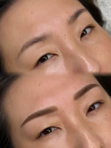 Eyebrow Tattoo result by The One Beauty in Oakton, VA