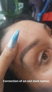 Eyebrow Tattoo result by The Pamper Goddess in Glendale, CA