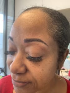 Eyebrow Tattoo result by The Pampered Lash in Dallas, TX
