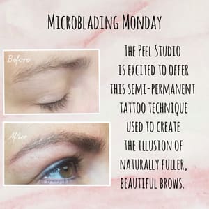 Eyebrow Tattoo result by The Peel Studio in Fernandina Beach, FL