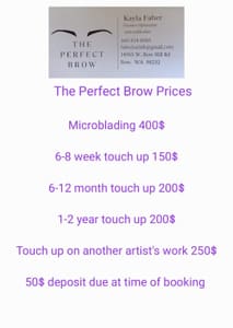 Eyebrow Tattoo result by The Perfect Brow in Bow, WA