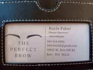 Eyebrow Tattoo result by The Perfect Brow in Bow, WA
