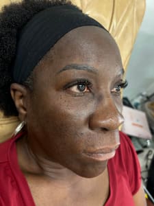 Eyebrow Tattoo result by The perfect brows in Arlington, TX