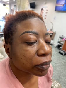 Eyebrow Tattoo result by The perfect brows in Arlington, TX