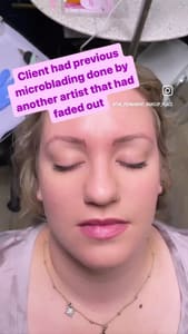 Eyebrow Tattoo result by The Permanent Makeup Place in Yukon, OK