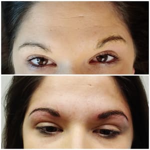 Eyebrow Tattoo result by The Permanent Makeup Studio in Eaton, CO