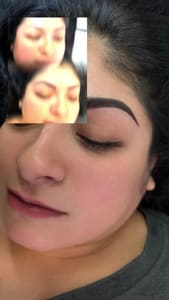 Eyebrow Tattoo result by The Permanent Makeup Studio NC in Cary, NC