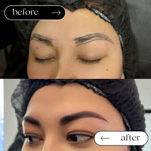 Eyebrow Tattoo result by The Permanent Makeup Studio NC in Cary, NC