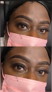 Eyebrow Tattoo result by The Pink Lefty in West Palm Beach, FL
