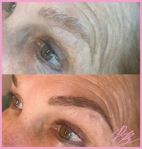 Eyebrow Tattoo result by The Pretty Bohemian in St Augustine, FL
