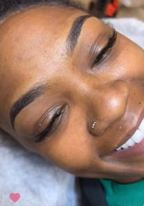 Eyebrow Tattoo result by The Purrfect Balance in Maple Heights, OH