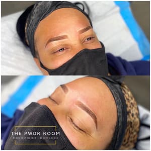 Eyebrow Tattoo result by The Pwdr Room in Memphis, TN