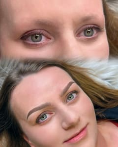 Eyebrow Tattoo result by The Reckoning Studio in Grand Rapids, MI