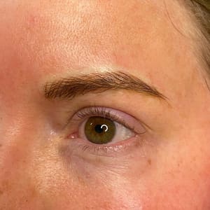 Eyebrow Tattoo result by The Regal Bohemian in Athens, OH
