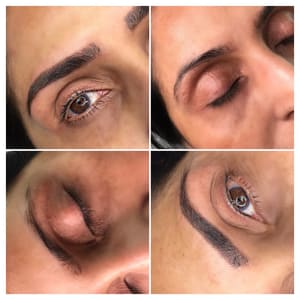 Eyebrow Tattoo result by The Scalp Barber Scalp Micropigmentation Hair Loss Solution By Allure in Sacramento, CA
