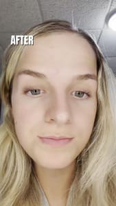 Eyebrow Tattoo result by The Screamin Peach in Johnstown, CO