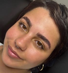 Eyebrow Tattoo result by The Silk Beauty Bar in Westlake Village, CA