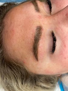 Eyebrow Tattoo result by The Skin Bar, LLC in New Palestine, IN