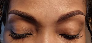Eyebrow Tattoo result by The Skin RN- Esthetics & Ombre Brows in Farmington Hills, MI