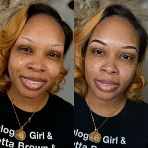 Eyebrow Tattoo result by The Skin RN- Esthetics & Ombre Brows in Farmington Hills, MI