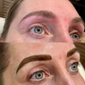 Eyebrow Tattoo result by The Skin Witch LLC in Erie, CO