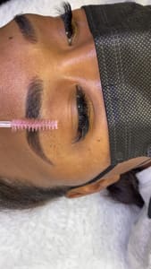 Eyebrow Tattoo result by The Slay Summit in Houston, TX