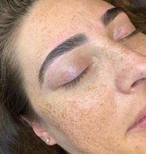 Eyebrow Tattoo result by The Standard Beauty Bar in Tulsa, OK