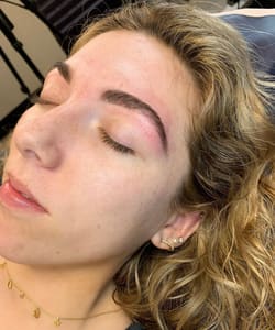 Eyebrow Tattoo result by The Standard Beauty Bar in Tulsa, OK
