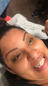 Eyebrow Tattoo result by The Stroke of Beauty Training Academy in Carmichael, CA