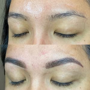 Eyebrow Tattoo result by The Vibe Alluring Aesthetics LLC in Longmont, CO